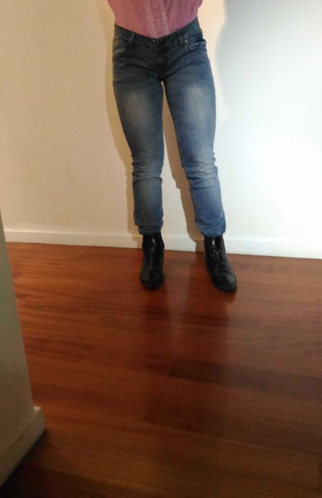 Calças de ganga da marca Yes or No. Novas. Sem uso.