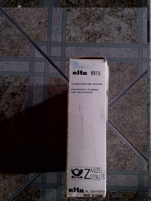 Equalizador VINTAGE, NOVO!