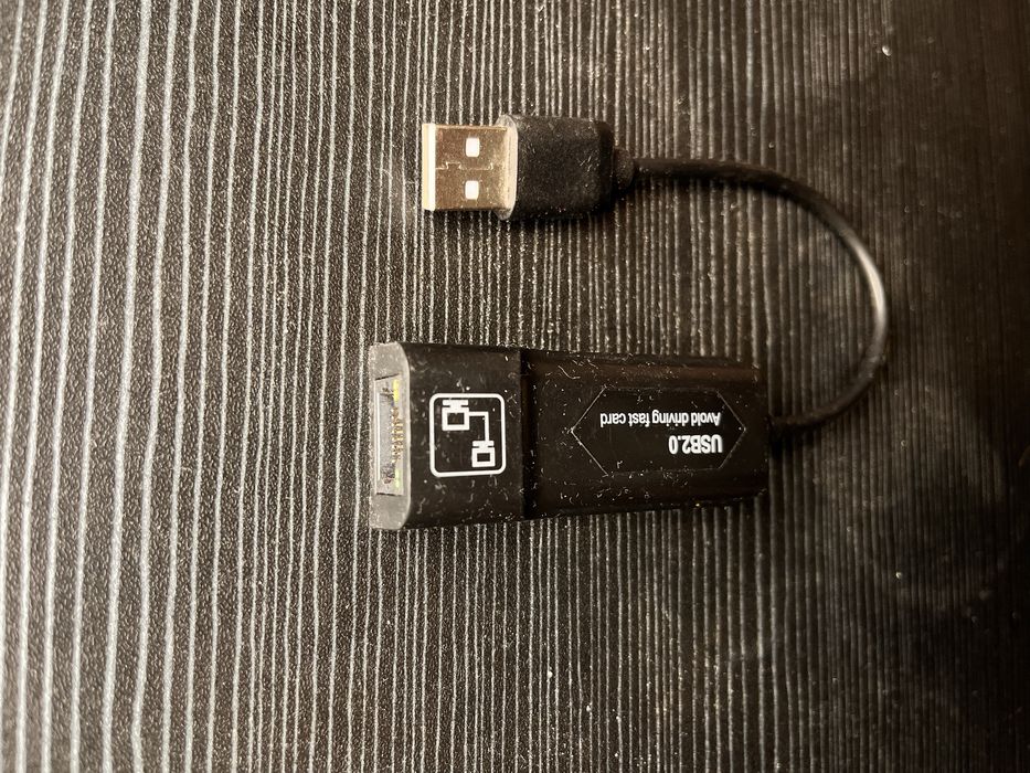 USB 2.0 to Ethernet - Мережевий адаптер Avold driving fast card 100Mbps, RJ45 Black