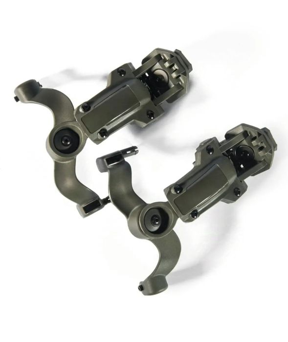 3 в 1 Активні навушники Walkers з кріпленням на шолом тактичний ліхтар