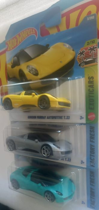 Conjunto 3 Gordon Nurray Automotive T.33 Hot Wheels