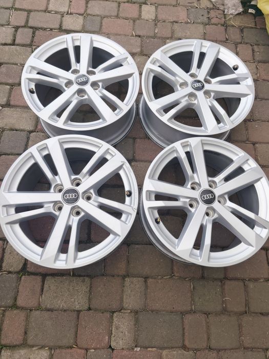 Felgi aluminiowe 17 Audi ORYGINALNE Alufelgi 5x112 17 ET40 Audi Q2 Q3 A3 8P0 8V0 8Y0 A4 B5 B6 A6 OEM