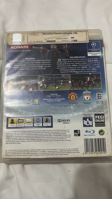 pes 2009 ps3 vendo