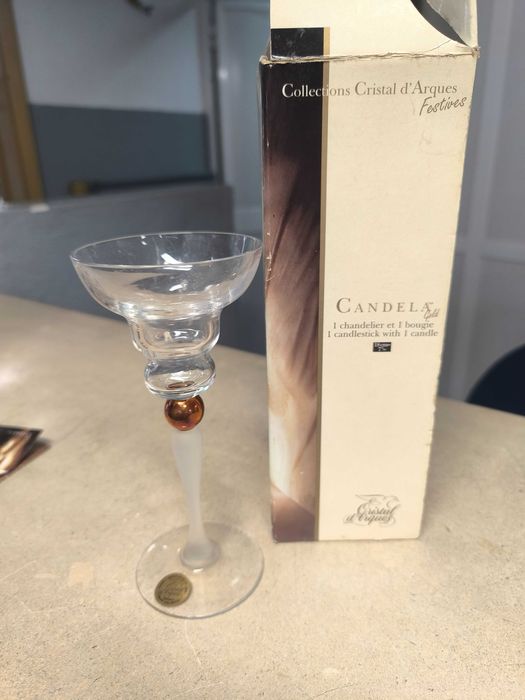Cristal de arques candela exclusiva edição limitada em caixa original