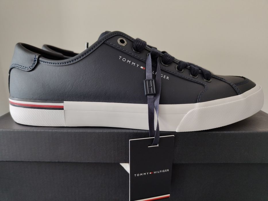 Trampki Tommy Hilfiger skóra naturalna