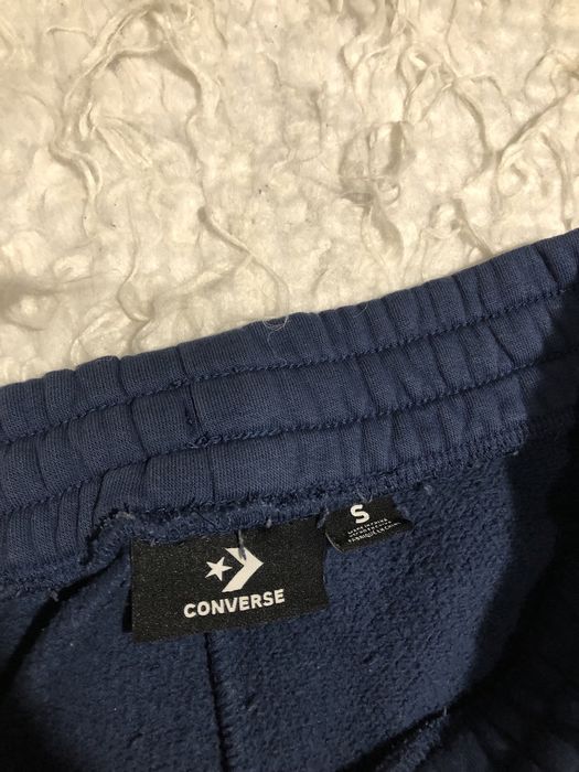 Spodnie dresy Converse rozmiar S granatowe