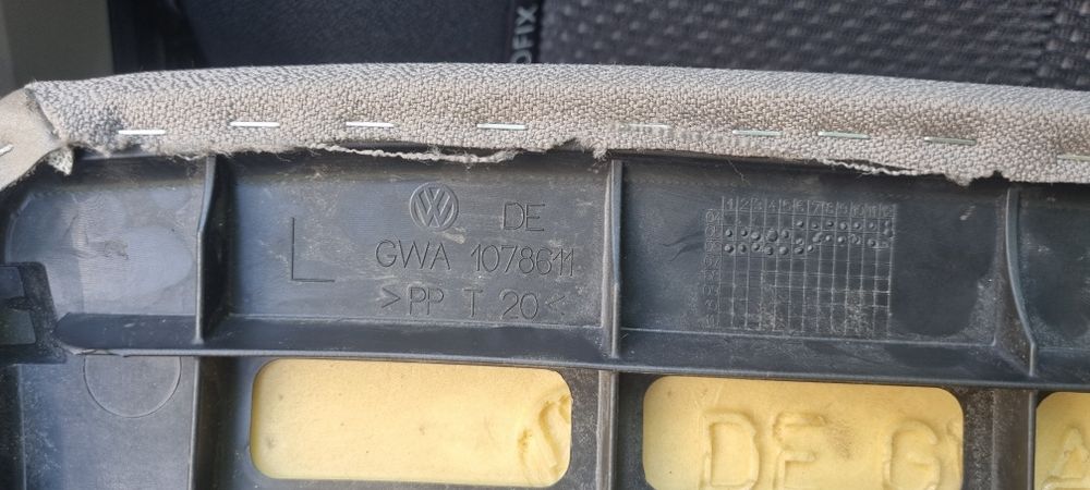 Задній ряд спинки з підлокотником пассат b6 седан