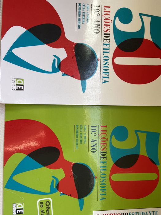 Lições de Filosofia de 10 ano, manual e livro do estudante