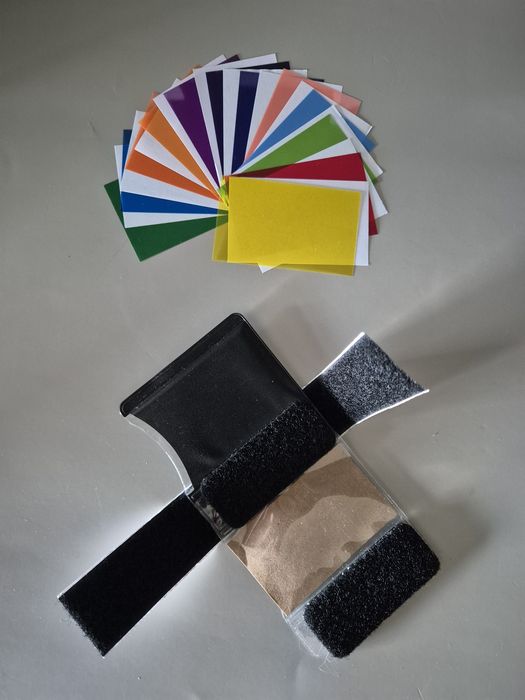 Conjunto de Filtros para Flash com 12 folhas de Gel