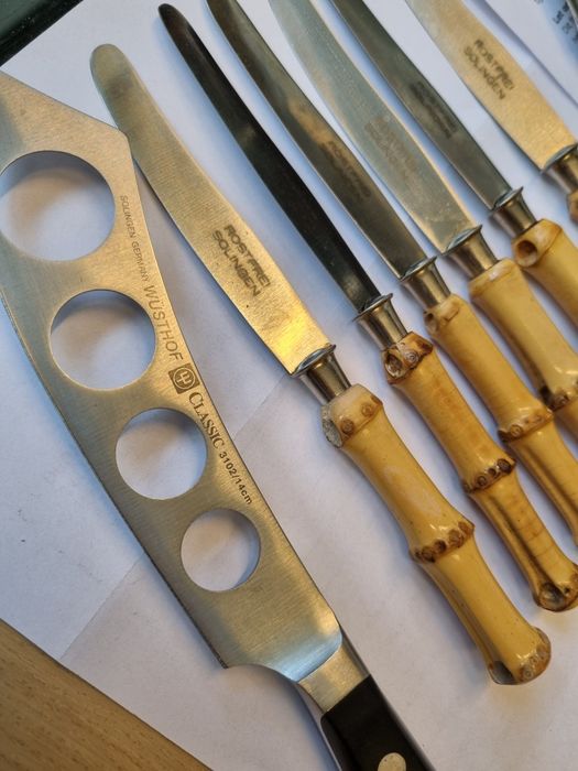 Ножи Solingen Германия. Бамбук.