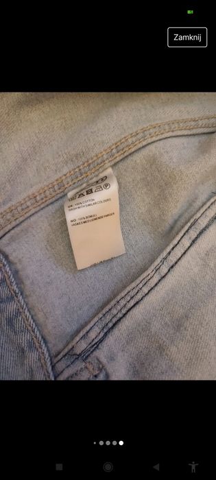 kurtka katana jeansowa rozm. XS firmy WOW bawełna