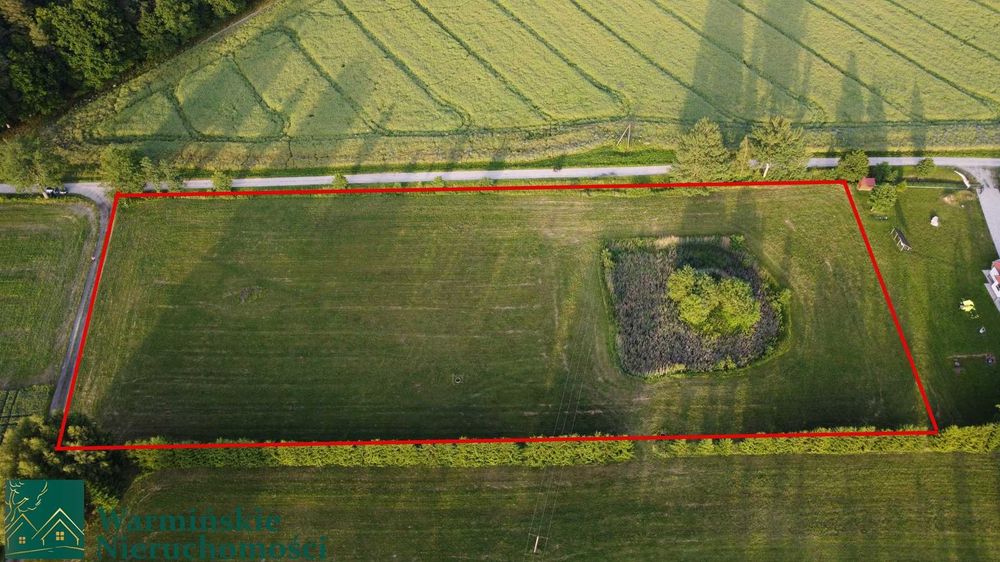 Duża działka 1 ha z warunkami zabudowy 10 km od Bartoszyc - Widok 4
