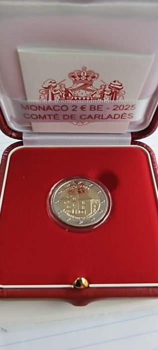 Mónaco 2025 - 2€ PROOF Carlades