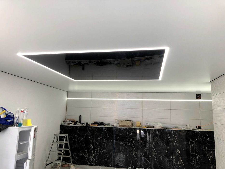 Быстрый монтаж натяжных потолков за 1 день