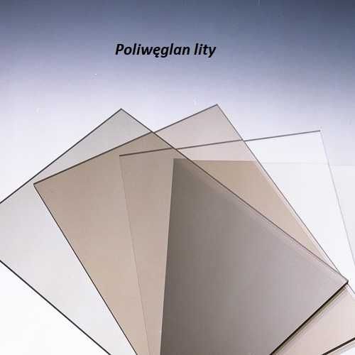 Poliwęglan lity 6mm  Bezbarwy Opal Antracyt Dymny PROMOCJA -30%