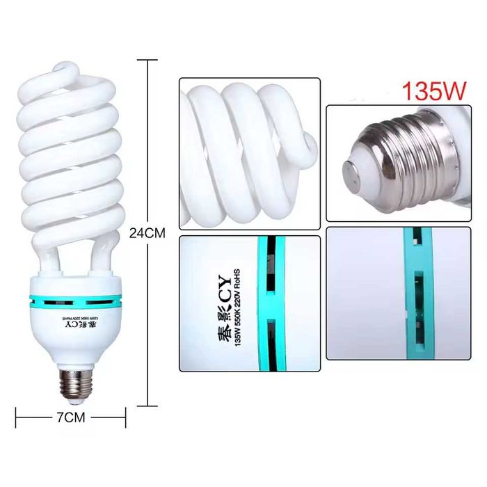 Softbox iluminação contínua 135w kit estúdio fotográfico luz