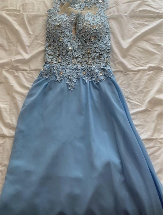 Vestido de Cerimónia Azul