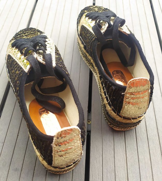 Espadryle spadryle buty na koturnie roz. 37
