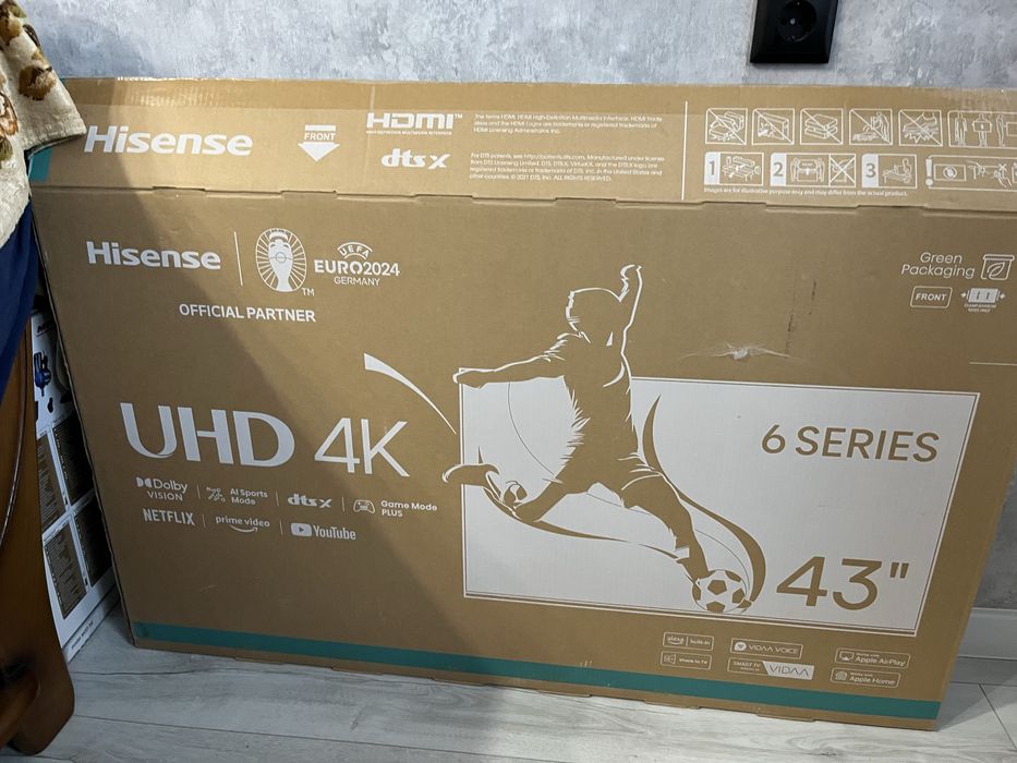 Телевізор Hisense 43A6N