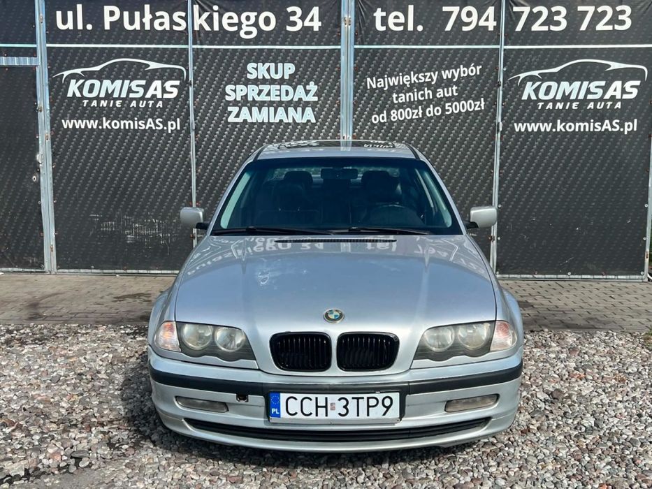 BMW E46 316i 1.9 + GAZ • 105KM • Sprawna Klima • SKÓRY • PEŁEN plac tanich aut