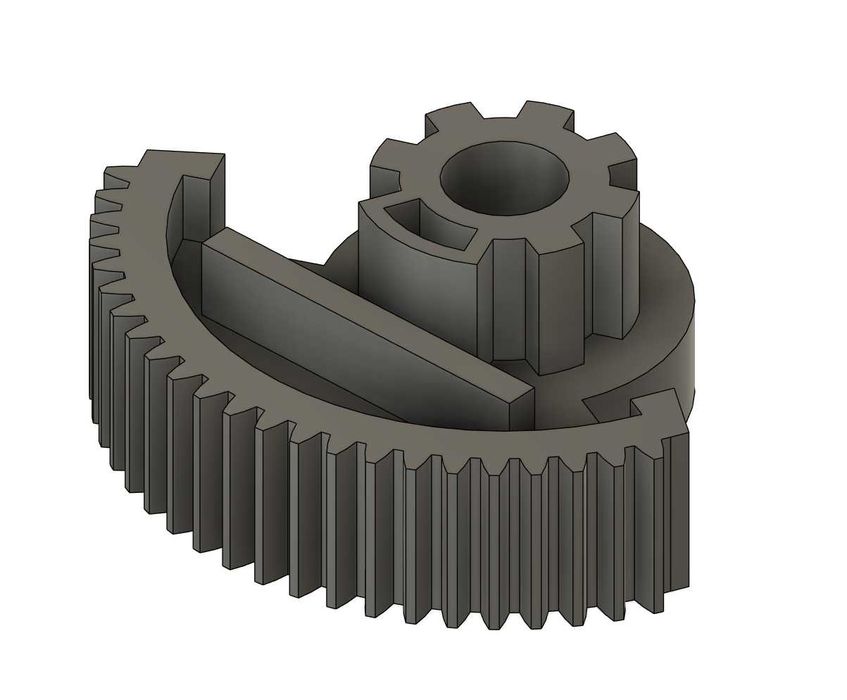 Zębatki Naprawcze Aktuatora Turbo John Deere RE548080 DZ114554