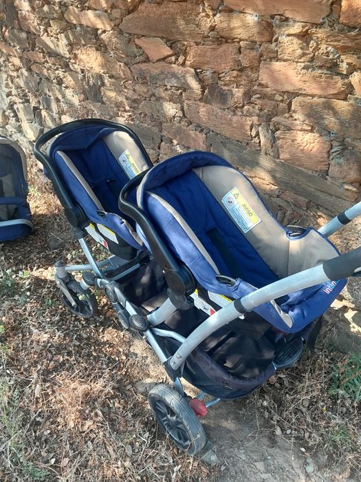 Carrinha bebés Marca Infantia para gémeos
