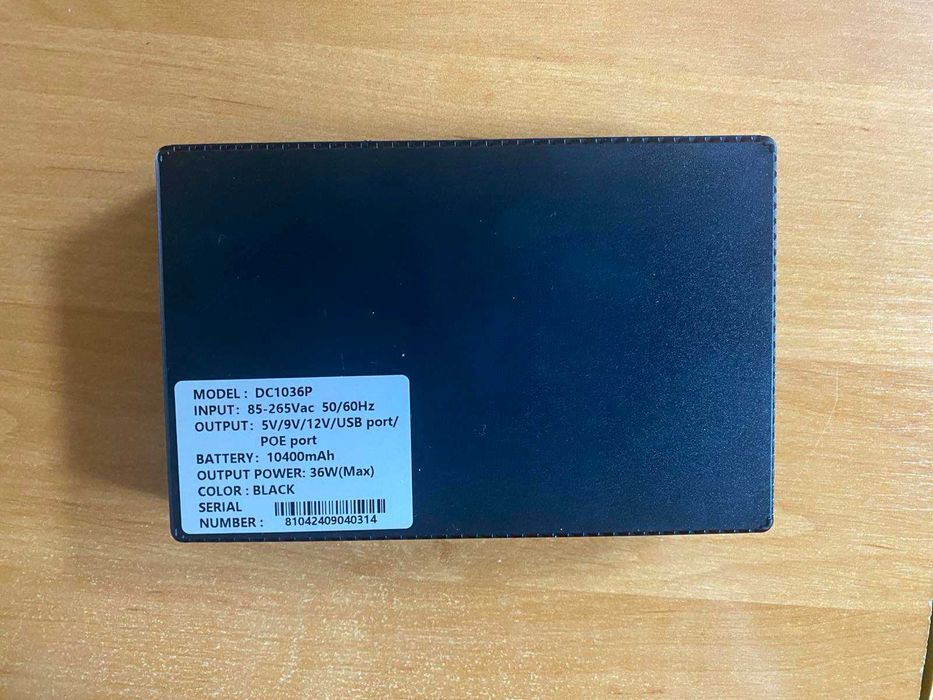 ДБЖ для роутера (UPS) 36W DC1036P, 10400 mA