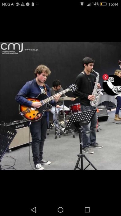 Aulas de Guitarra e Teoria/Treino Auditivo: Jazz, Rock e Pop (Aveiro)