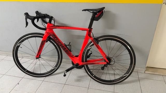 Bicicleta de estrada Gian Propel Advanced 2 – Neon Red – Tamanho S