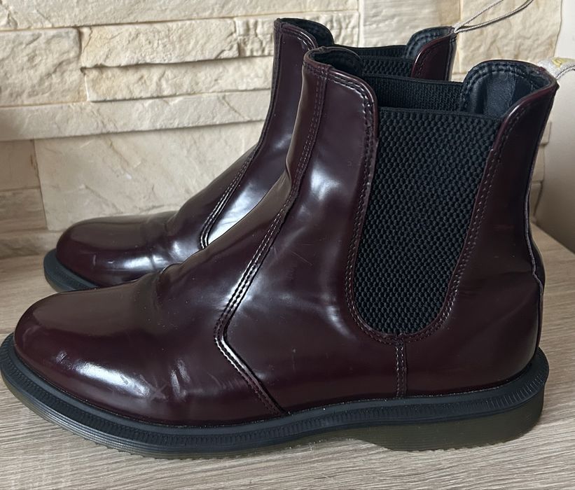 Dr. Martens Vegan Flora Chelsea red cherry r.39
