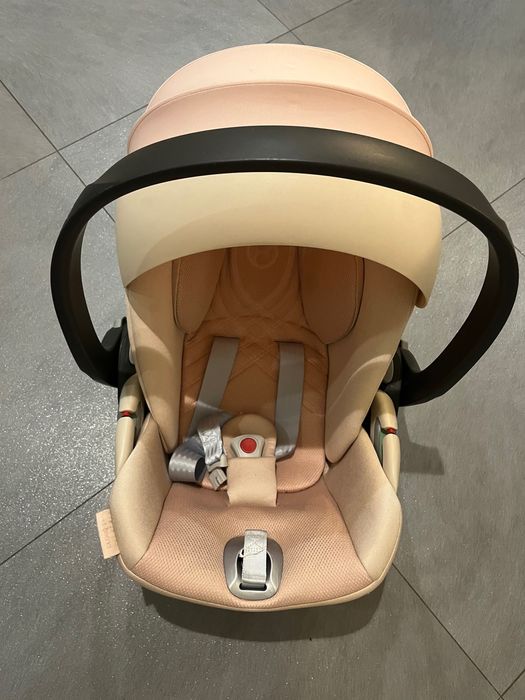 Автокрісло Cybex Cloud T i-Size Plus автолюлька рожева б/у
