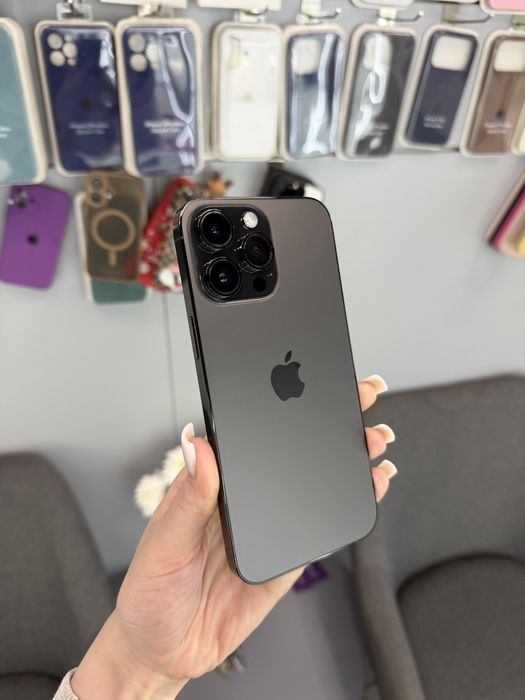 АКЦІЯ! iPhone 14 Pro Max 512Gb Space Black фіз сім 100%