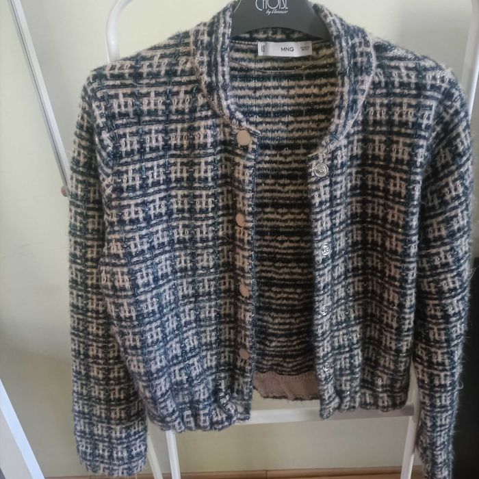 Mango sweterek kurtka wielokolorowa XS