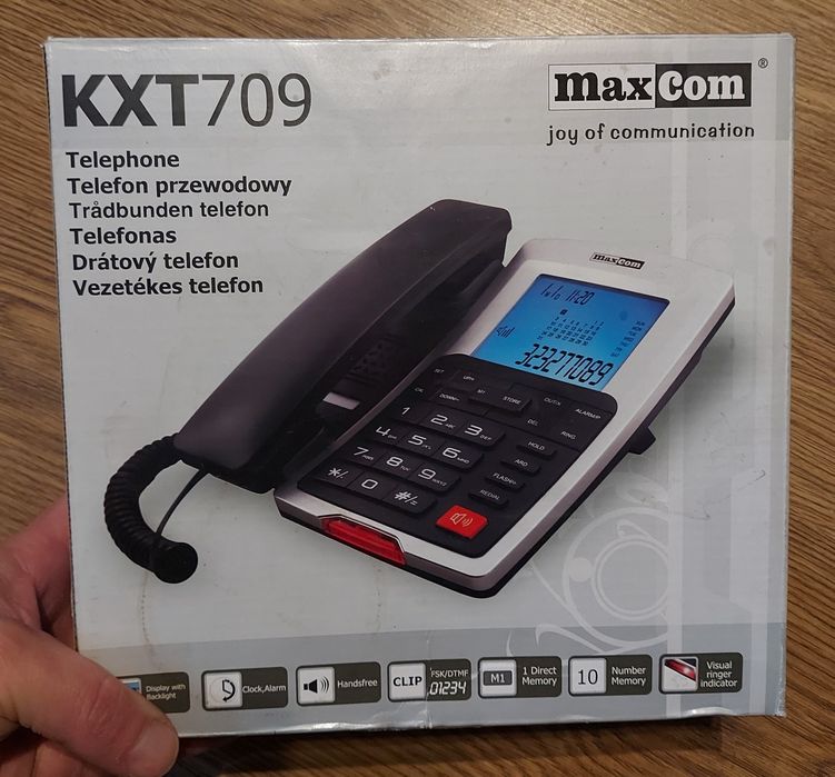 Telefon przewodowy KXT709 maxcom