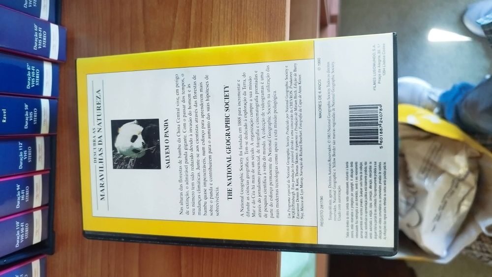 Coleção completa do "National Geográfic Video" (31 cassetes VHS)