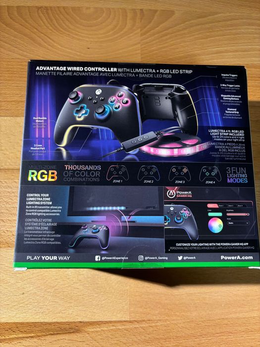 Kontroler przewodowy PowerA Advantage do konsoli Xbox Series X|S
