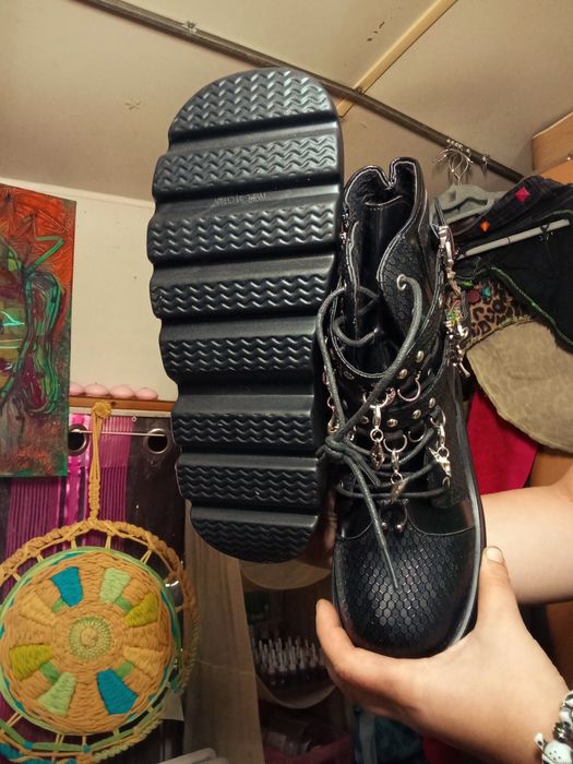 Botas de plataforma Gothic Punk