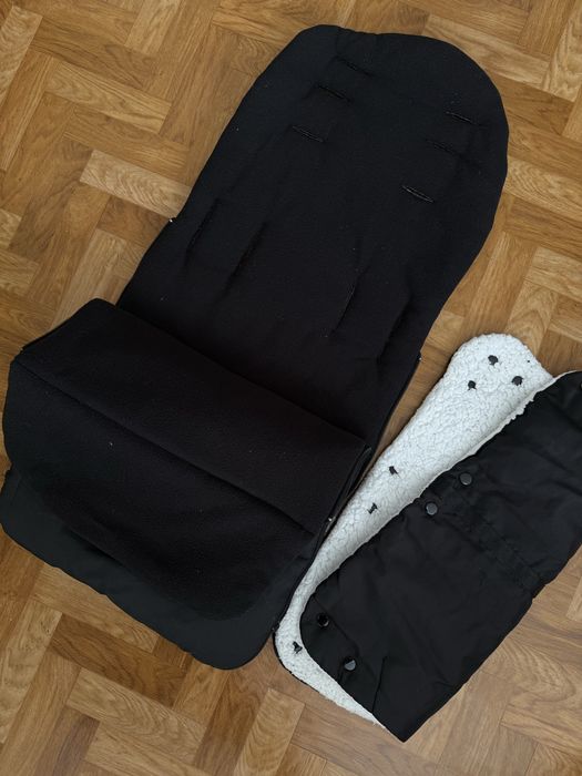 Зимовий Конверт на коляску + рукавички на коляску
