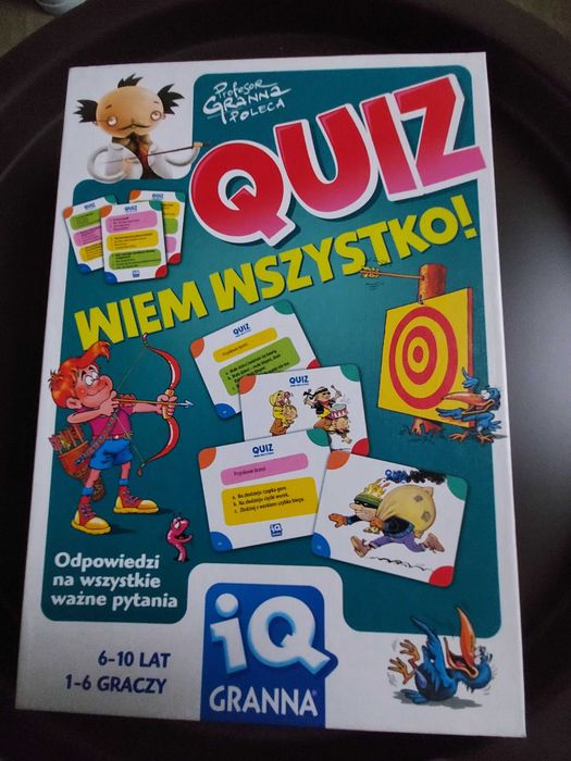 Gra QUIZ wiem wszystko 6-10 lat