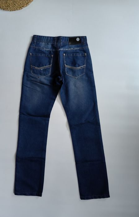 Nowe granatowe jeansy męskie D&K 29