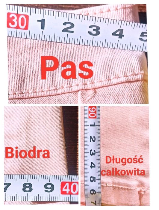 Nowe Spodnie dżinsowe pudrowy róż Mohito S (36)
