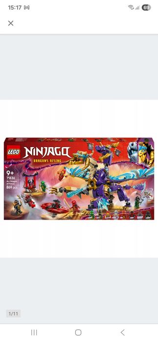 LEGO NINJAGO Arcysmok skupienia 71836