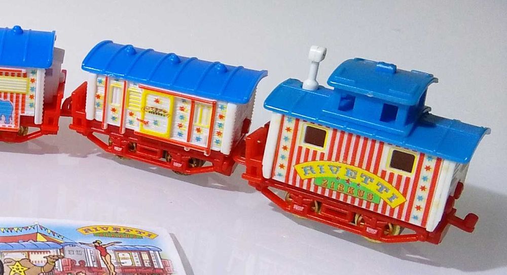 Kinder Surprise ~ Série completa 5 Peças ~ "COMBOIO do CIRCO" ~ 1997