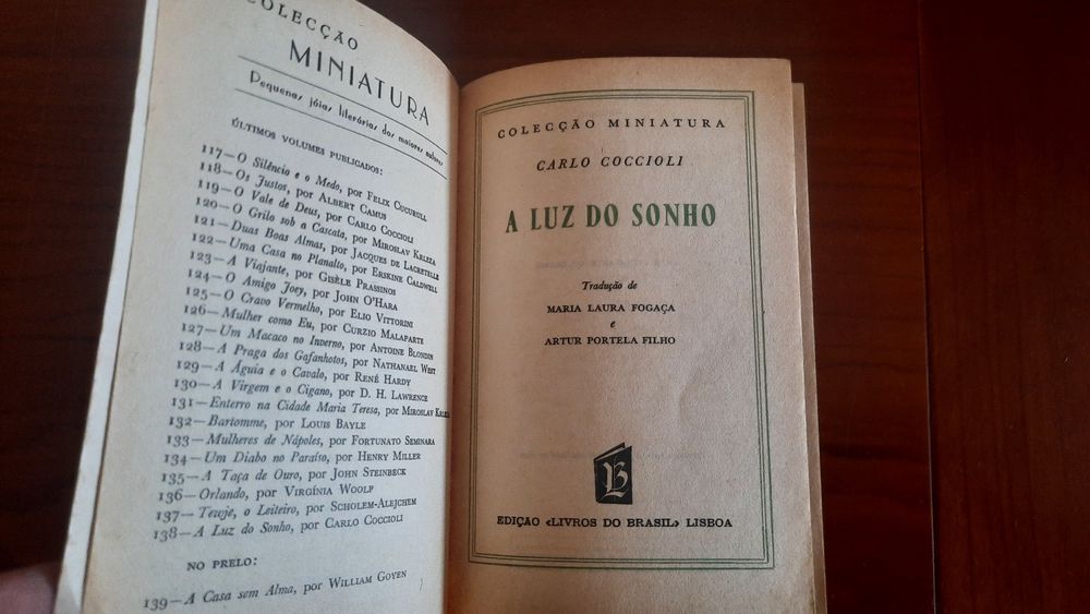 A luz do sonho Carlo Coccioli