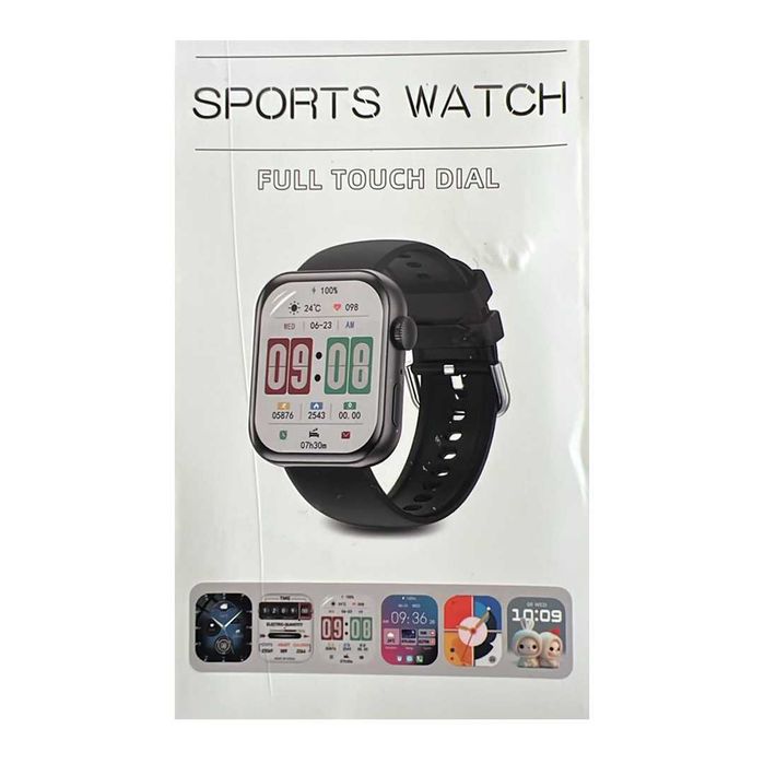 Smartwatch F3 Sports Watch – Novo, Full Touch, App RDFit – Envio Gratuito