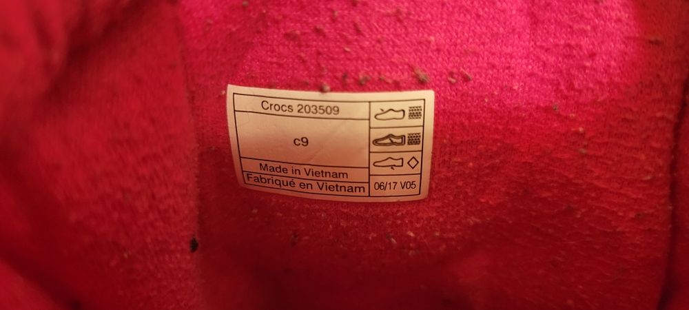 Crocs для дівчинки чобітки весна не промораючі