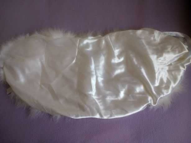 Накидка лебединий пух пелерина шубка