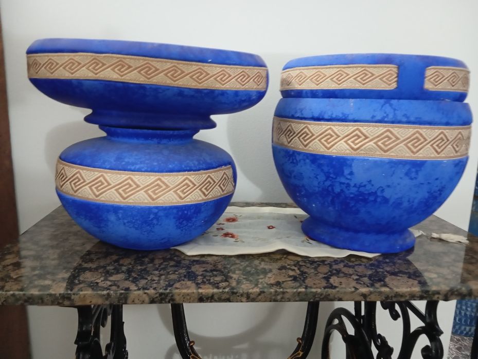 Conjunto de peças em cerâmica