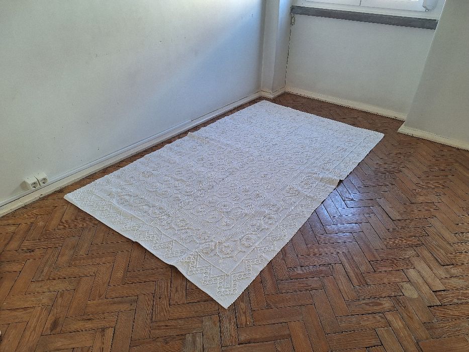 Tapete com padrão em relevo