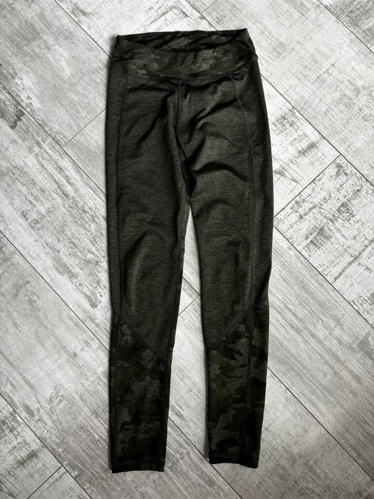 Leginsy dziewczęce moro z kieszonką